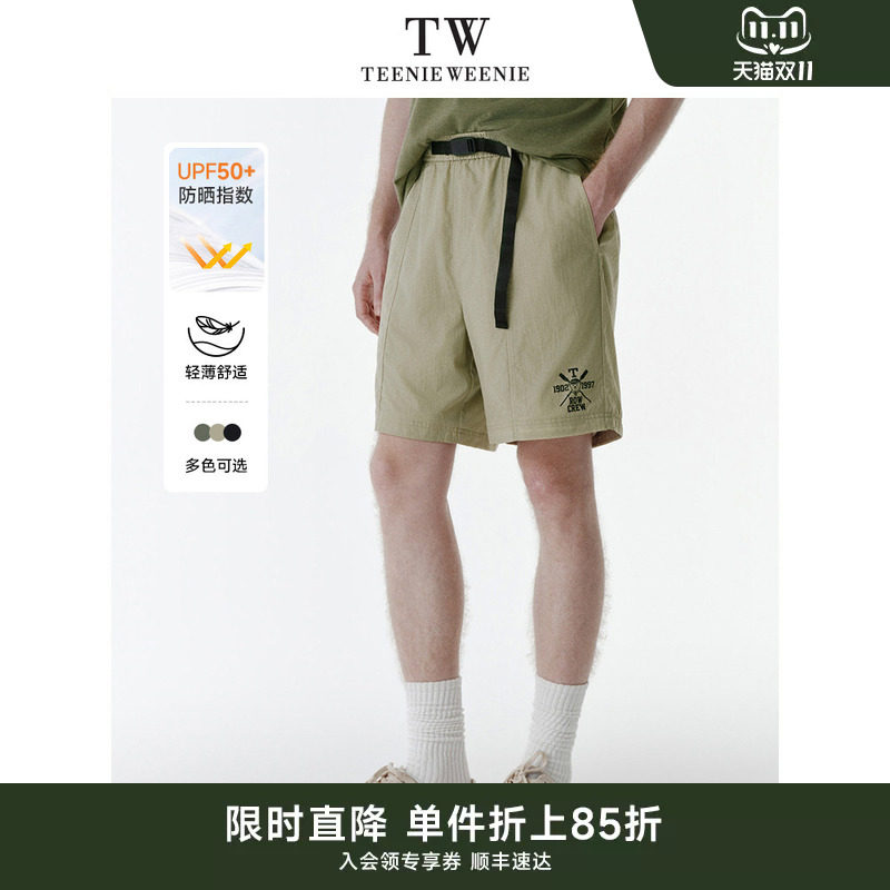 TeenieWeenie小熊男装短裤运动工装潮牌休闲裤子