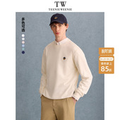 简约圆领学院活力时尚 新款 上衣 卫衣2025春季 TeenieWeenie小熊男装