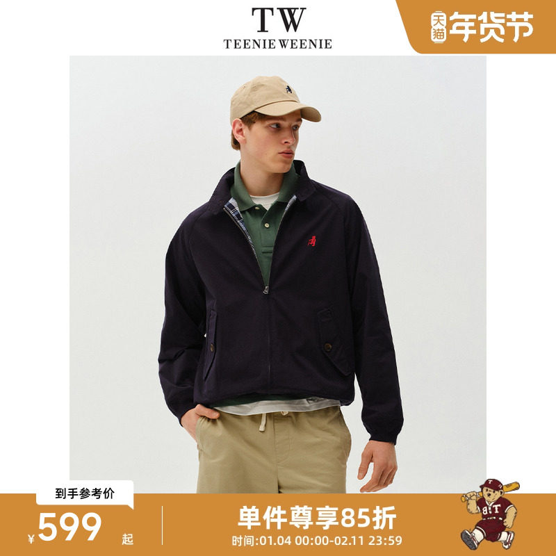 TeenieWeenie小熊男装简约外套男款冬季新款立领休闲时尚轻便夹克,男装,夹克,淘宝优惠券,粉丝福利购,淘宝优惠卷