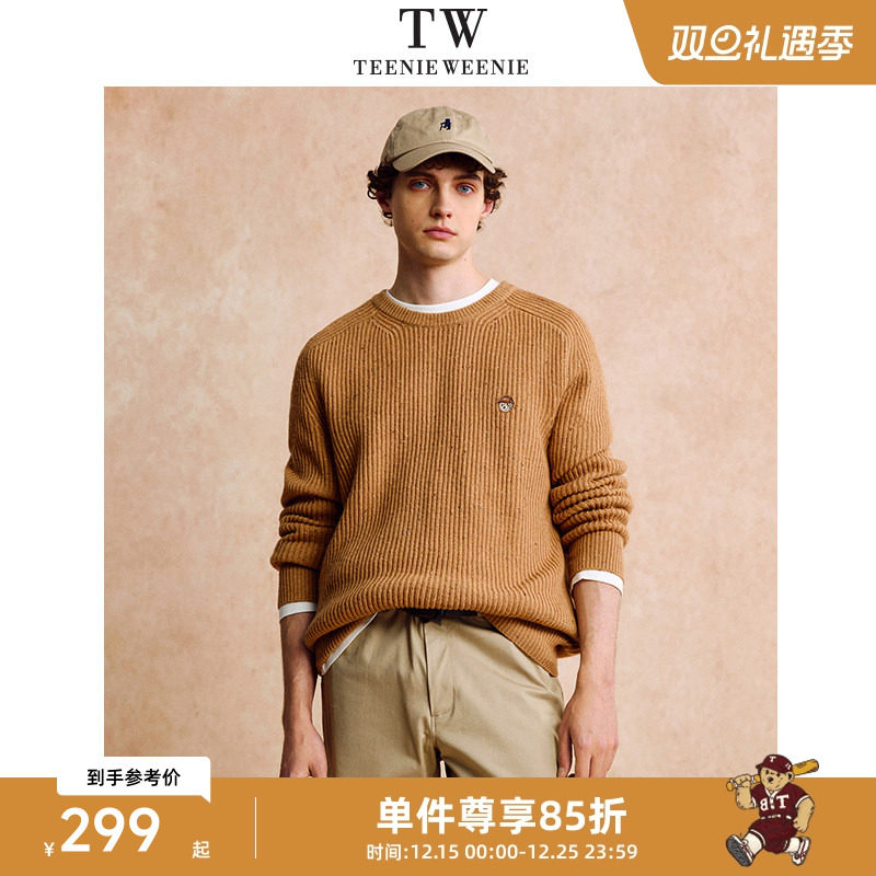 【圣诞穿搭】TeenieWeenie小熊男装秋冬休闲修身时尚保暖