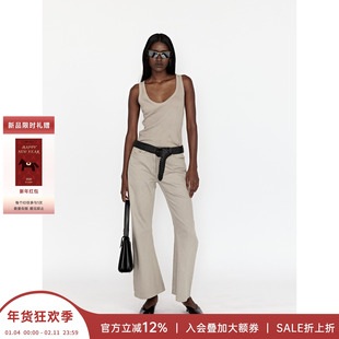 WEARABLE EVENT 安格集合店 24SS罗纹针织背心+曲线牛仔喇叭裤