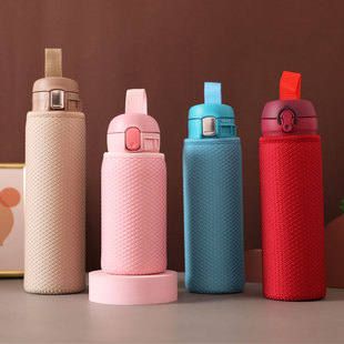 通用压纹加厚手提保温杯套魔膳师印象虎360 600ML茶杯套 480