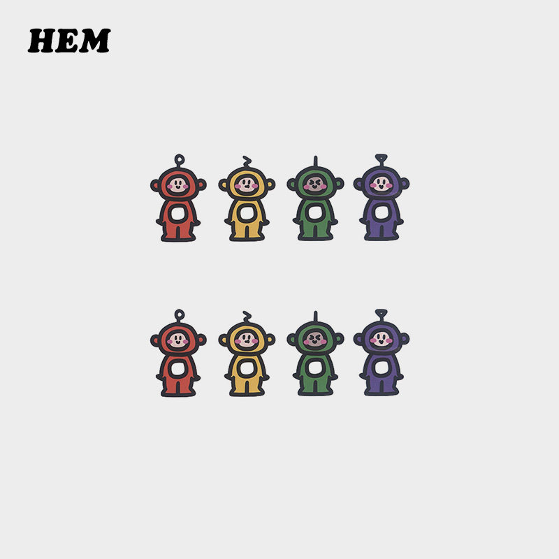 天线宝宝可爱卡通q版纹身贴防水持久小图案手上儿童彩色小清新