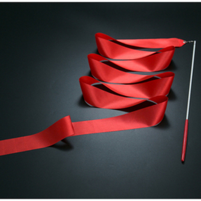 大红色跳舞彩带广场舞健身彩绸