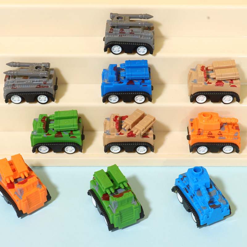 回力军事车导弹车模型滑行玩具车