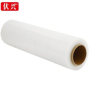 伏兴FX394pe缠绕膜货物打包膜包装膜自粘性拉伸膜工业保鲜膜防水