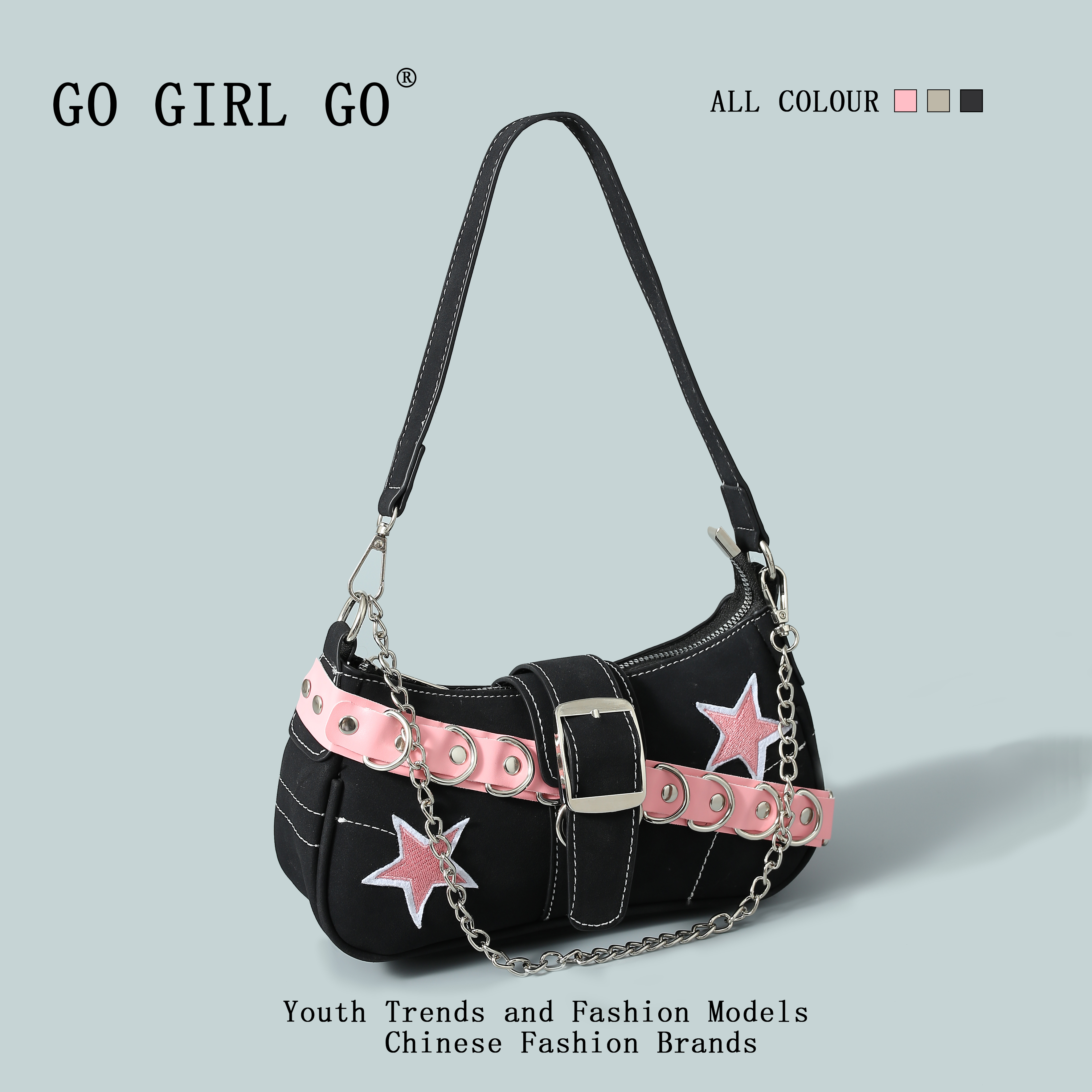 「莓果森林」系列高级质感手提包