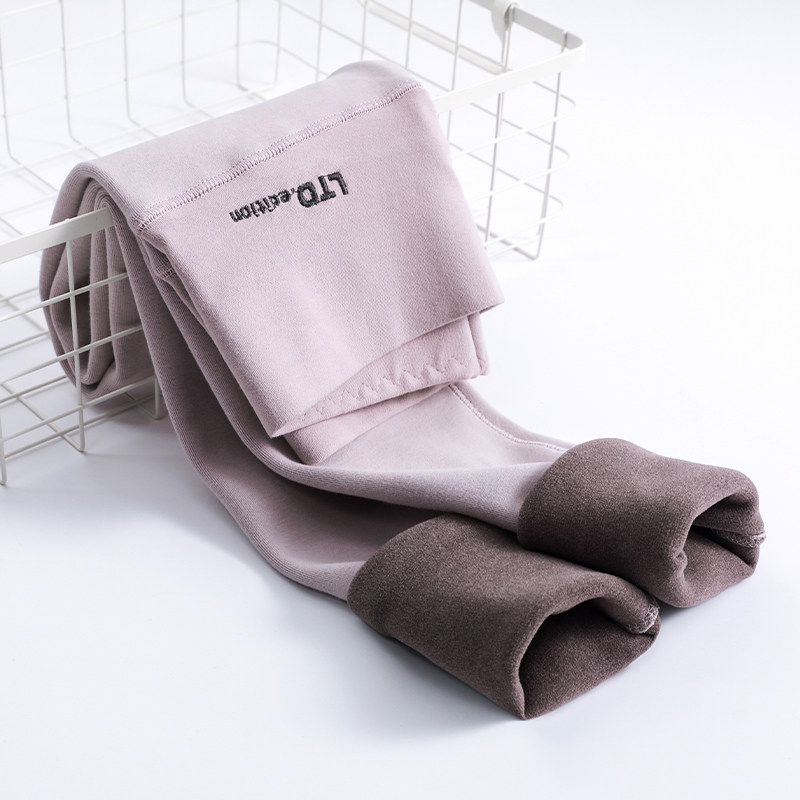 打底裤女秋冬加绒加厚外穿黑灰色高腰收复大码小脚裤保暖纯棉裤子|ruв категории Женская одежда, брюки, рейтузы - от Buy2taobao.com для оказания профессиональной услуги покупки агента Taobao