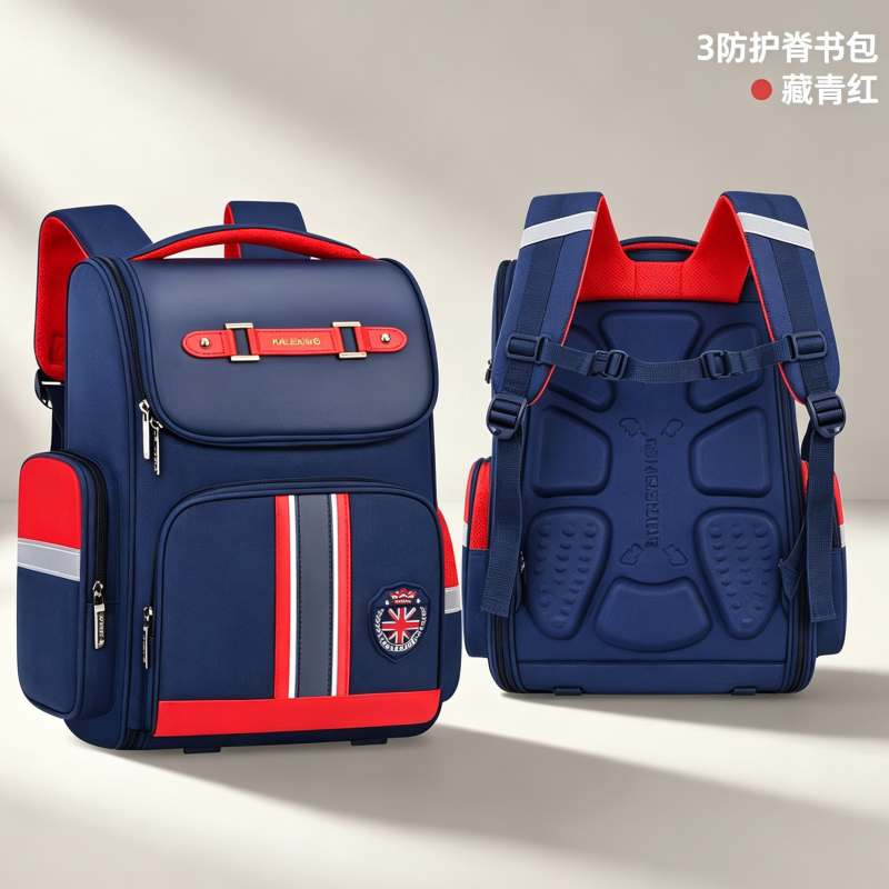 小学生书包减负背包护脊舒适防水