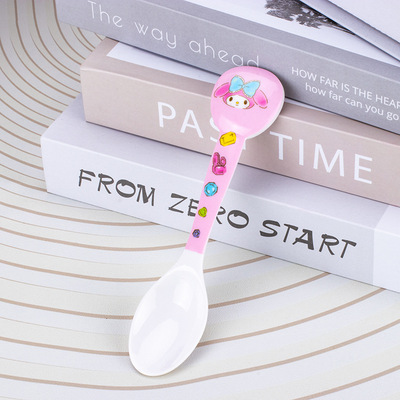 儿童美乐蒂密胺造型勺子可爱