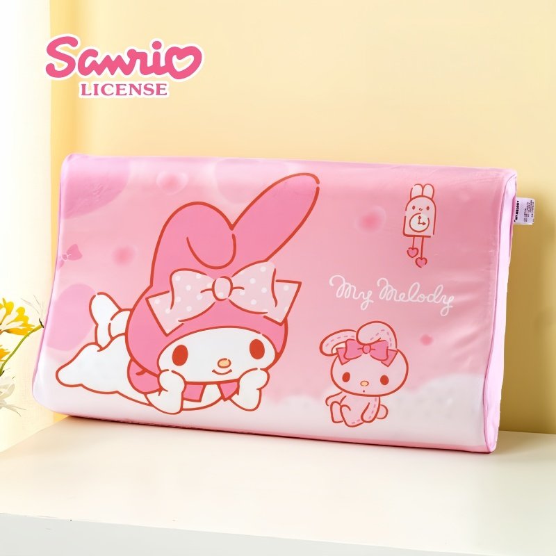 美乐蒂儿童枕头四季通用软卡通melody乳胶枕幼儿园专用3-6岁女孩