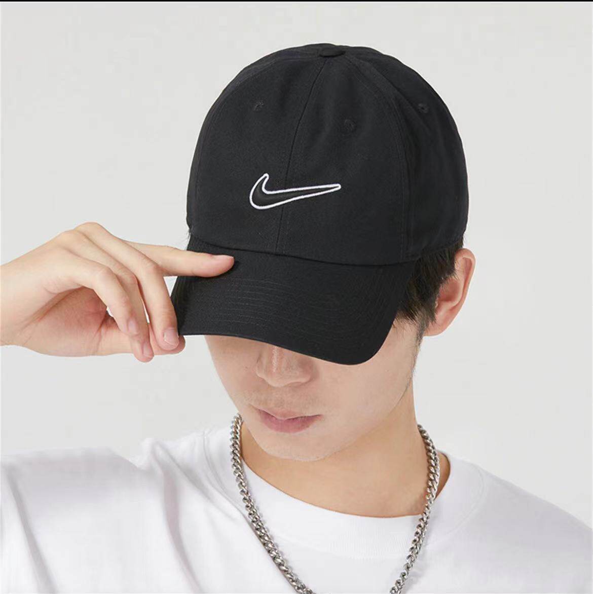 Nike/耐克新款正品Club男女同款情侣运动休闲拼接鸭舌帽潮 FB5369