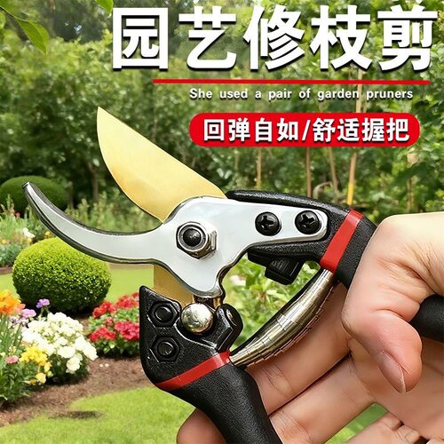 新款修枝剪树枝剪园林剪果树强力粗支剪省力修花树家用工园艺工具