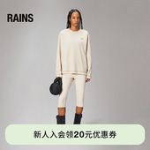 摇粒绒圆领打底衫 通勤男女Addis 长袖 休闲经典 21550 圆领衫 Rains