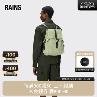 双肩包电脑包女 Rains 户外时尚 Rucksack 防水大容量背包男 Cargo