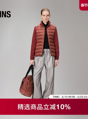 Rains 拼接夹克外套保暖户外旅行百搭休闲通勤秋冬女Safi/21920