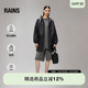 Rains防水面料工装 12060 夹克抽绳外套休闲百搭简约秋冬男女Cargo