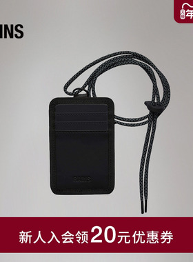 Rains 三卡槽带挂绳时尚卡夹挂脖工作证夹工作牌Card Badge/16780