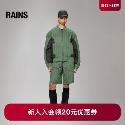 Rains山系绗缝棉服夹克外套裤子通勤休闲春男女Koya/20930-20950