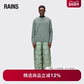 时尚 Crew 摇粒绒套头衫 Rains 男女同款 舒适外套Fleece Neck 18870