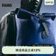 Rains 13320 防水面料13L卷顶双肩包电脑书包旅行通勤男女Rolltop
