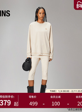 Rains 摇粒绒圆领打底衫长袖圆领衫休闲经典通勤男女Addis/21550