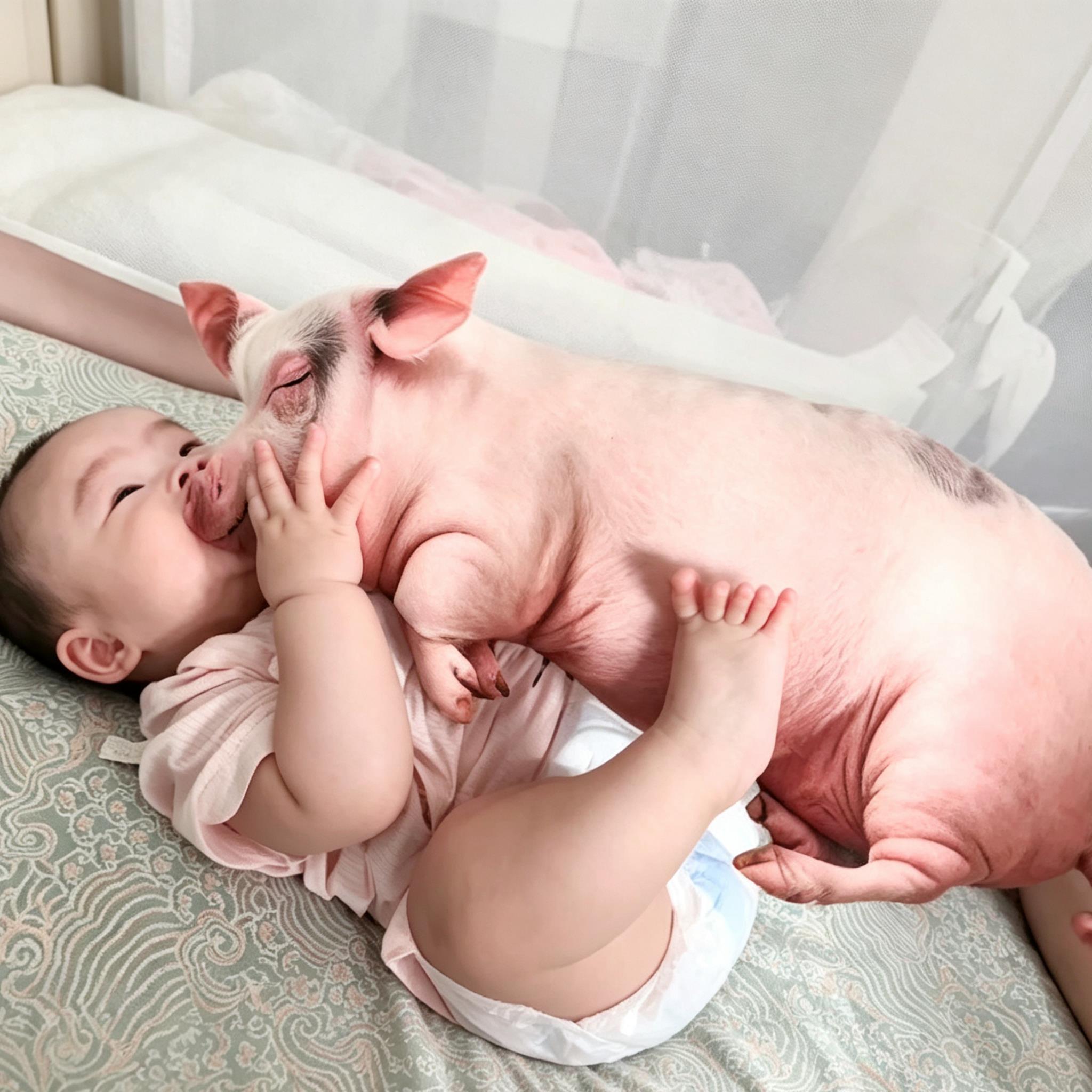 真小猪毛绒抱枕玩偶公仔可爱搞怪陪睡抱枕送宝宝礼物装饰小摆件