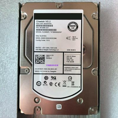 Dell ST3600002SS 9FS066-057 600G 10K SAS 3.5 0WK0CR EQ硬盘PS