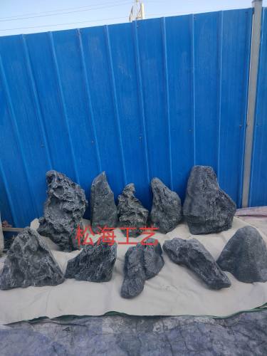玻璃钢仿真石头井盖假山通用园林公园景观造景空心树脂装饰品摆件