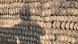 百年老瓦八砖当简瓦扣瓦板瓦滴水虎头猫头百年老青瓦老房子瓦片