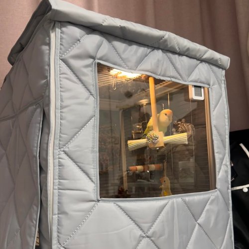 鹦鹉保暖罩鸟笼优嗖达洋刺星球适用冬笼衣保温防寒遮光罩加棉厚款