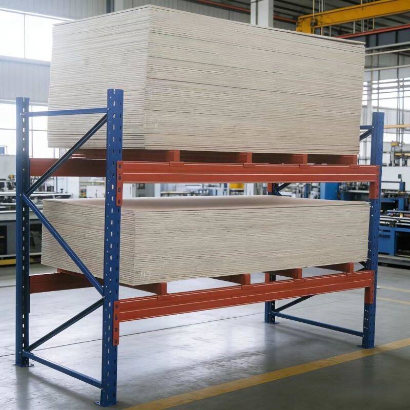 重仓二层加厚立柱大型仓储物流货架高位托盘储物架模具板材钢架子