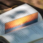 新款 半透明透光胶片感小众文艺亚克力书签ins风纪念品礼物送朋友