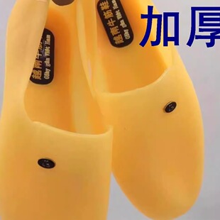 越南牛筋胶鞋建筑工程工地塑胶厚底耐防水厨房工人作鞋劳保雨鞋