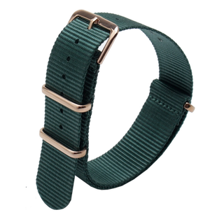 周冬雨同款尼龙手表带适配Briston防水绿色帆布表带男女情侣款 20