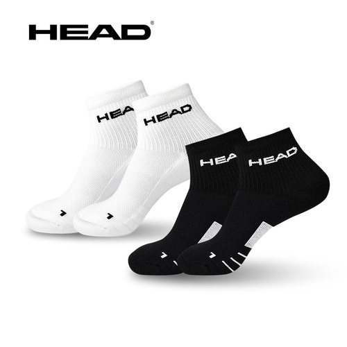 HEAD网球袜透气吸汗2双装