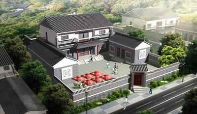 农家乐设计效果图 农家物语生活用品农家生活农家场景民宅民房