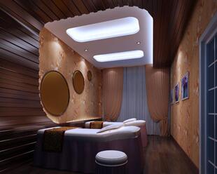 美容院设计效果图 spa美容中心美容美体美容院效果图 美容中心