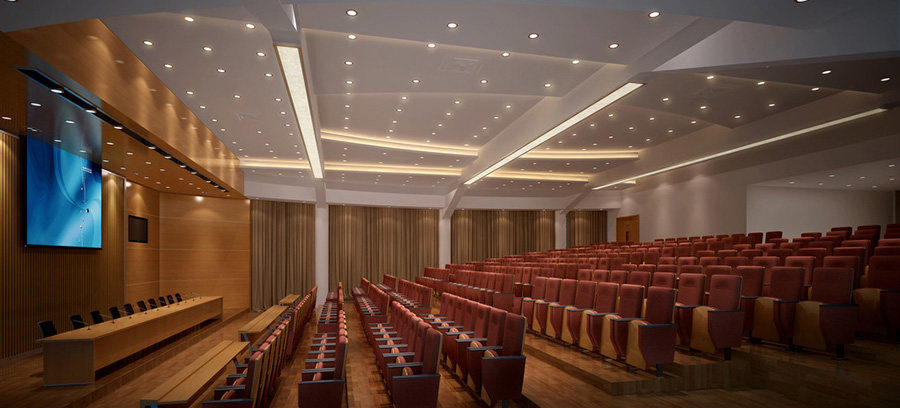 阶梯教室设计案例效果图 台阶 会议椅 排椅 影院椅 长椅  学校