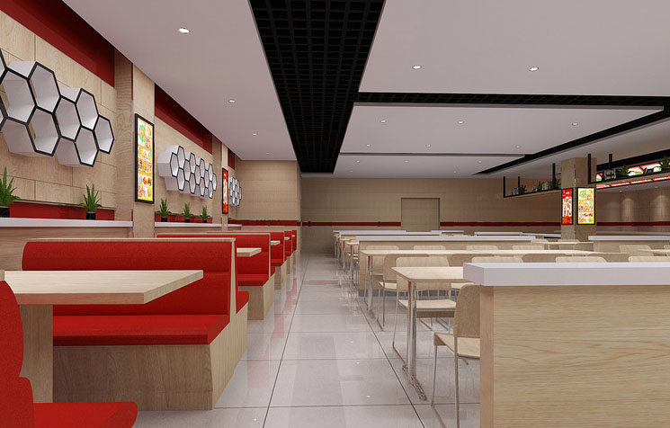 快餐厅设计效果图  餐厅装饰餐厅装修餐厅就餐区餐厅内景餐厅环境