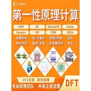 性原理计算/催化HER,OER,ORR/吸附能带PDOS/COF,MOF,DFT代算