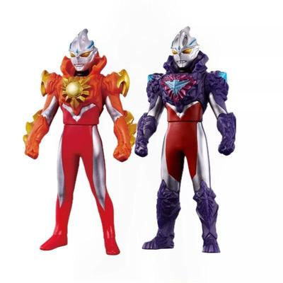 软胶国产亚刻奥特原始形态亚克超英雄500系列软胶人偶模型玩具