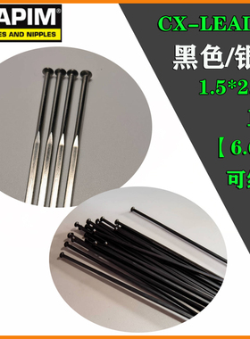 SAPIM CX-LEADER公路自行车破风扁辐条对标协达1423直头黑色银色