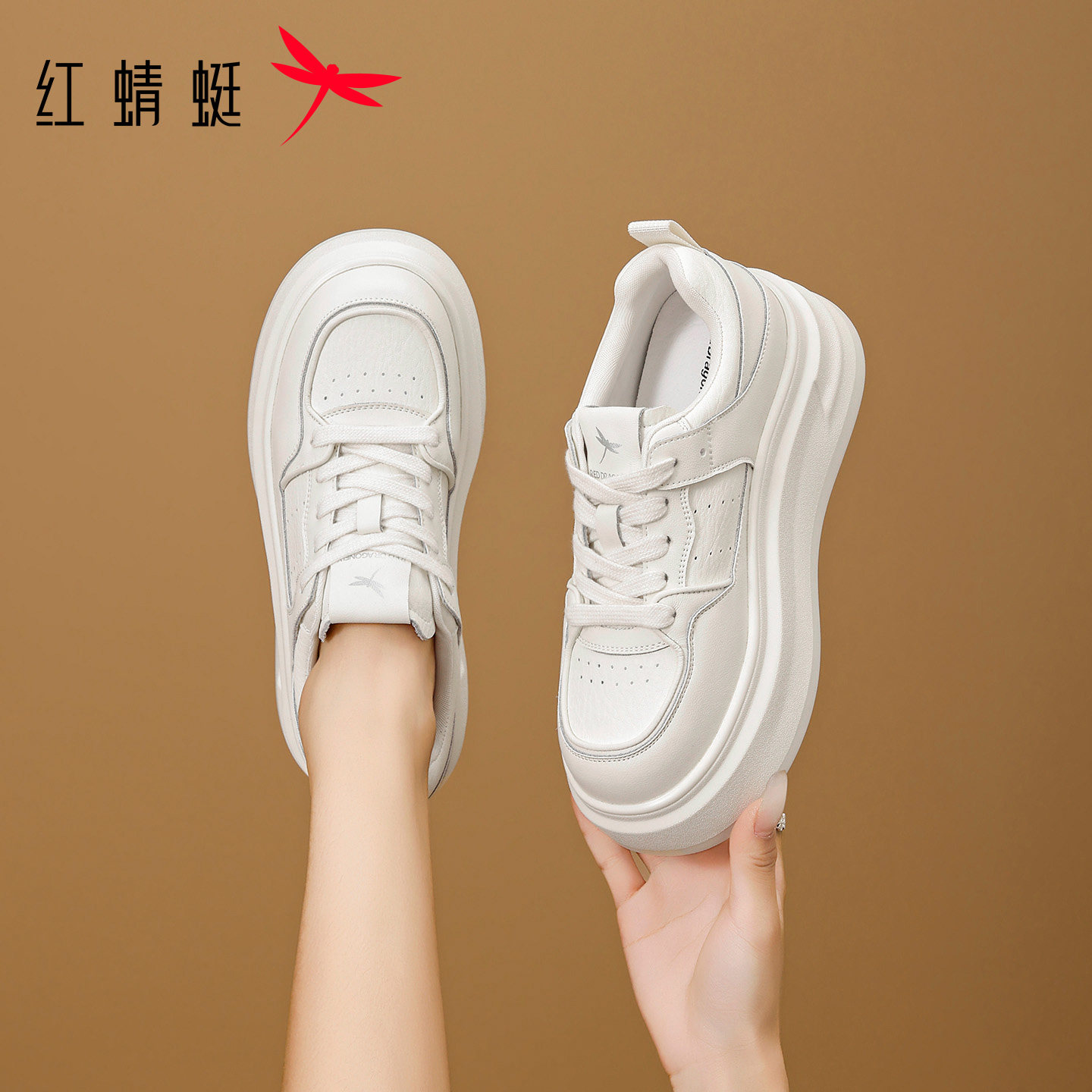 红蜻蜓女鞋新款休闲运动鞋板鞋