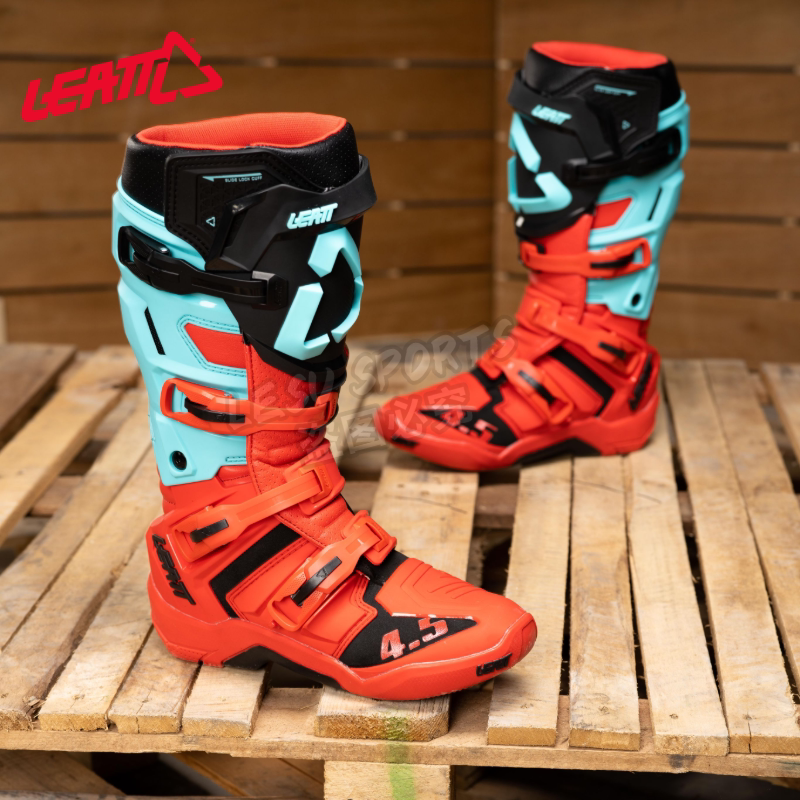 南非leatt越野骑行靴摩托车越野靴防摔林道版靴子场地赛车男 4.5