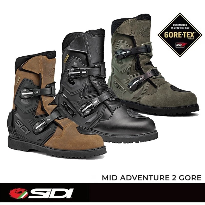 意大利SIDI MID ADV goretex摩托机车拉力防水透气中款旅行骑行靴