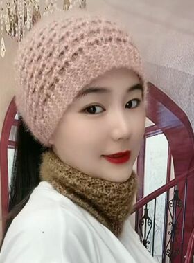 秋冬手工针织发带女保暖