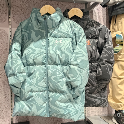 安德玛男女童立领简约羽绒服