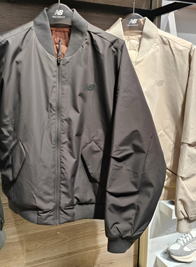 NEW BALANCE/NB  25冬季女款休闲立领防风棒球服夹棉外套NQF45192