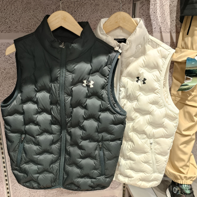 安德玛男童女童时尚简约羽绒马甲